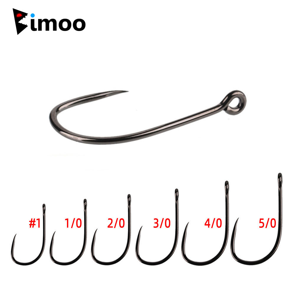 Fishing Hook Barbless - 20個 # 1 1/0 2/0 3/0