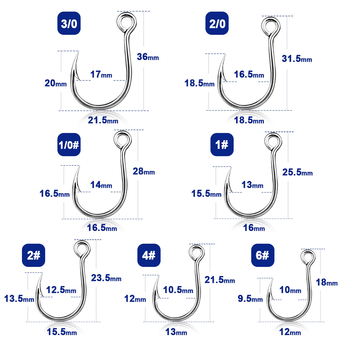 9 キロ釣りフック 25 個ジグフックインライン鯉釣りジギン - Fishing Hook Barbless のレビューと価格