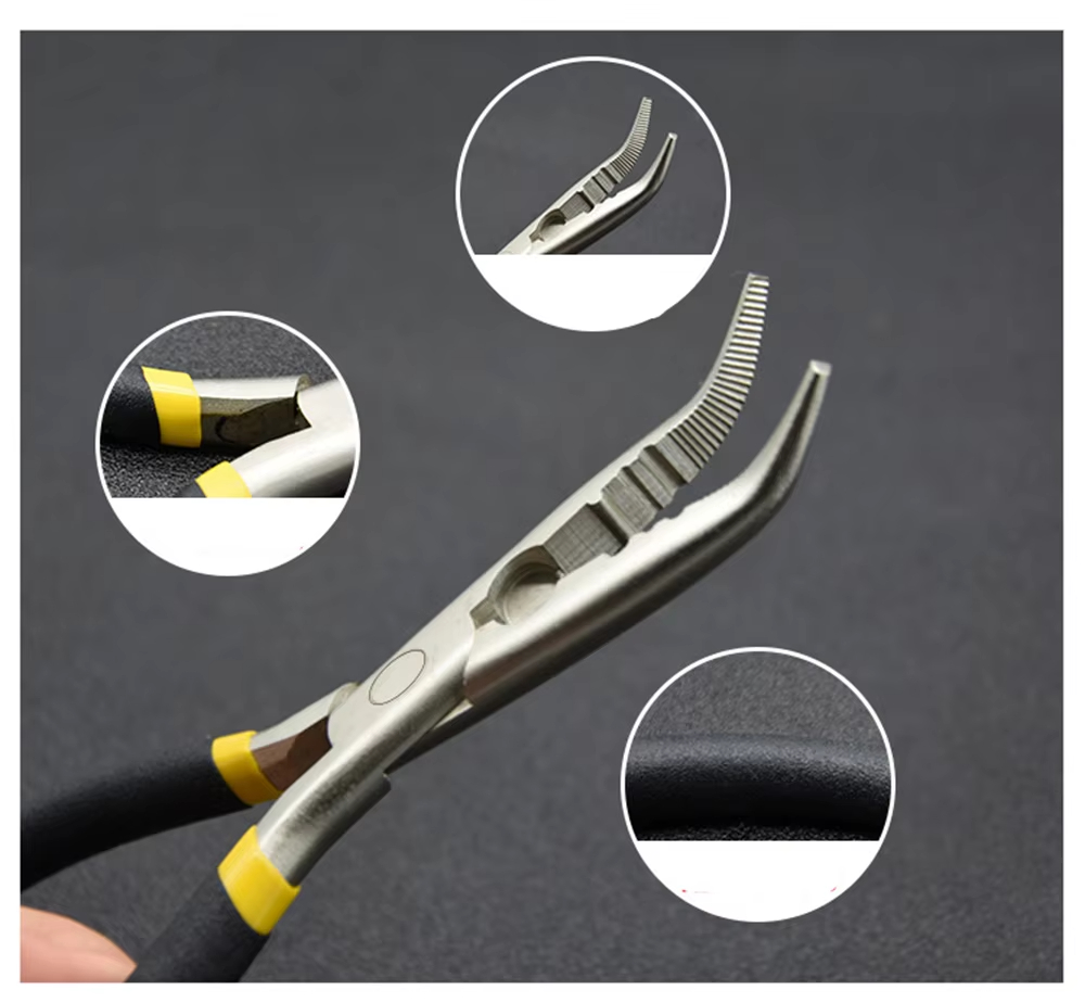 ステンレス鋼の釣りペンチ,フックの取り外し,多機能,ラインカ - Fishing Hook Sharpener のレビューと価格