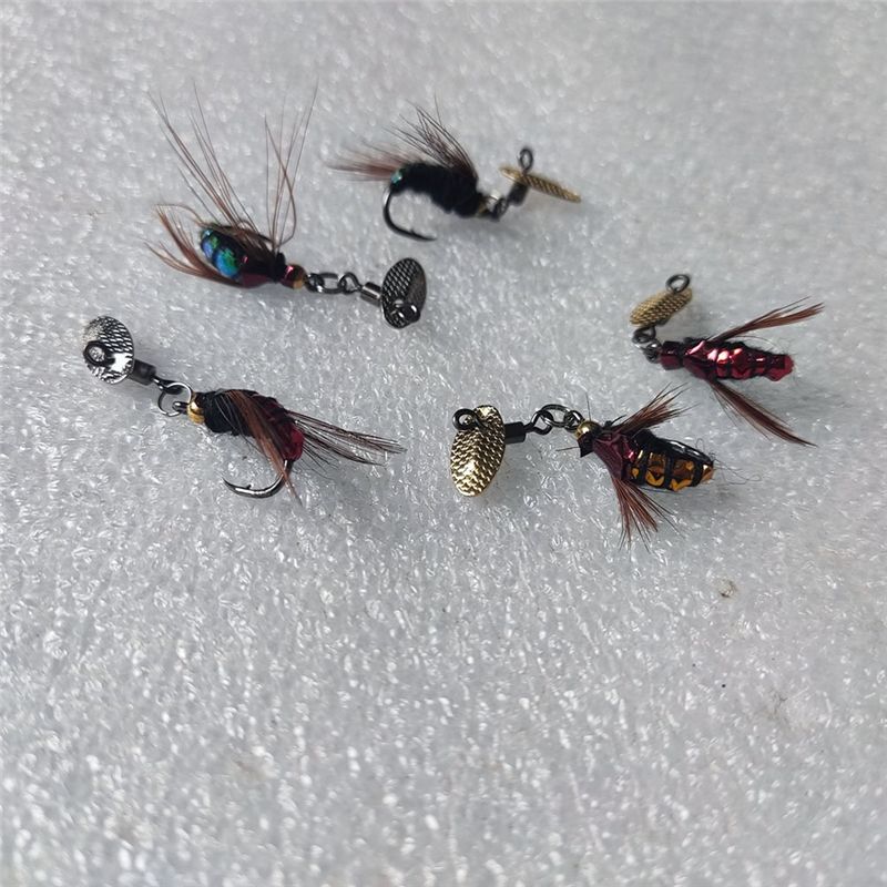 T34C スパンコールルアーベイト人工フライフックマイクロオ - Fishing Hook のレビューと価格