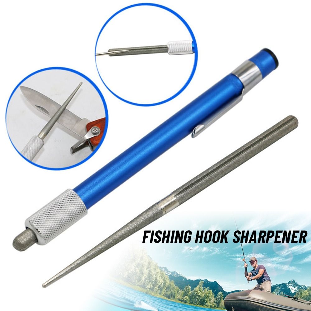高品質の釣り針,ダイヤモンドペンの形をした屋外ツール,新しい - Fishing Hook Sharpener のレビューと価格