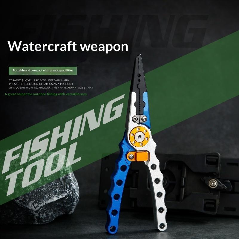 アルミニウム合金製フィッシングプライヤー、人間工学に基づいた - Fishing Hook Sharpener のレビューと価格