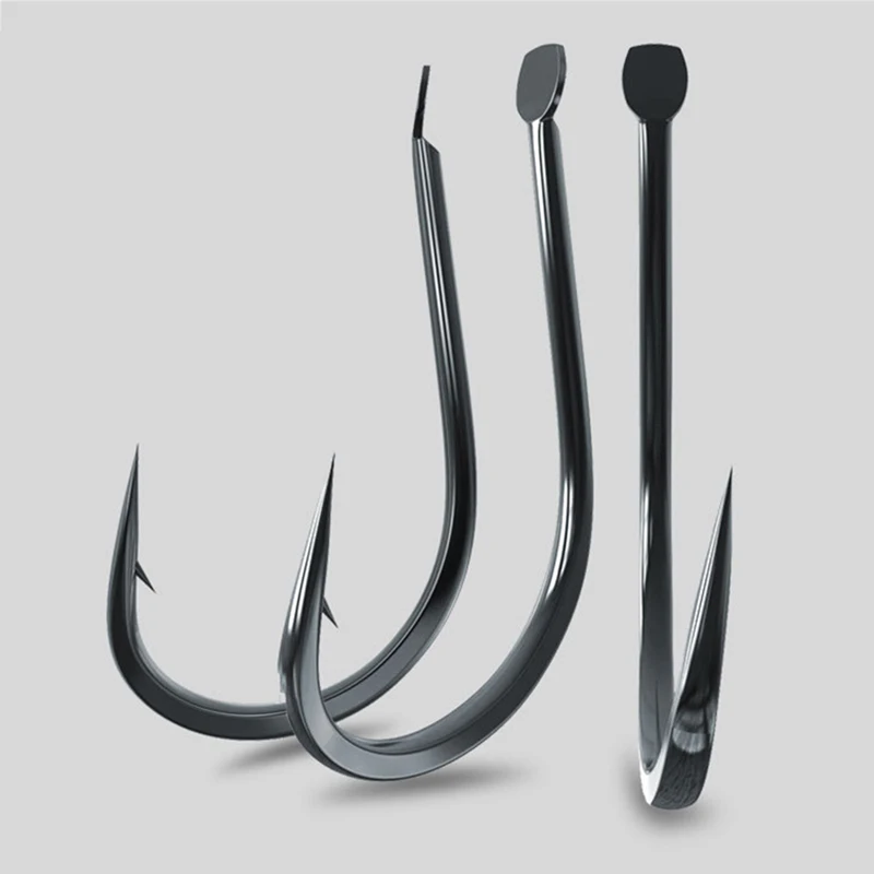 50 個の小さな釣りフック高炭素鋼淡水サイズ 1 - 13  - Fishing Hook Barbless のレビューと価格