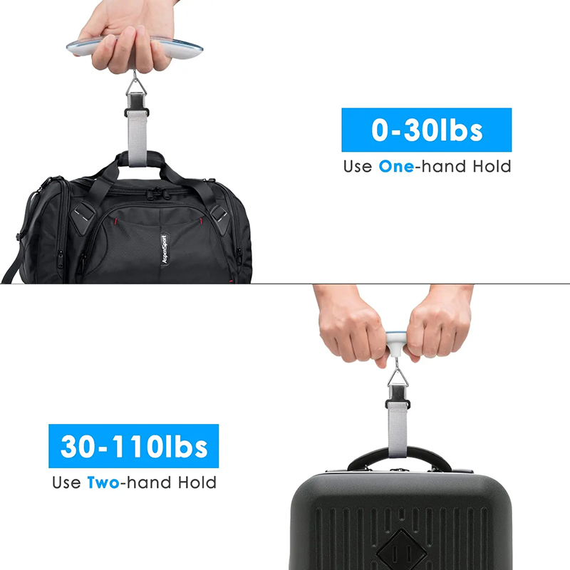 50kg/110ポンドポータブル吊り下げ電子荷物スケール、L - Fishing Hook のレビューと価格
