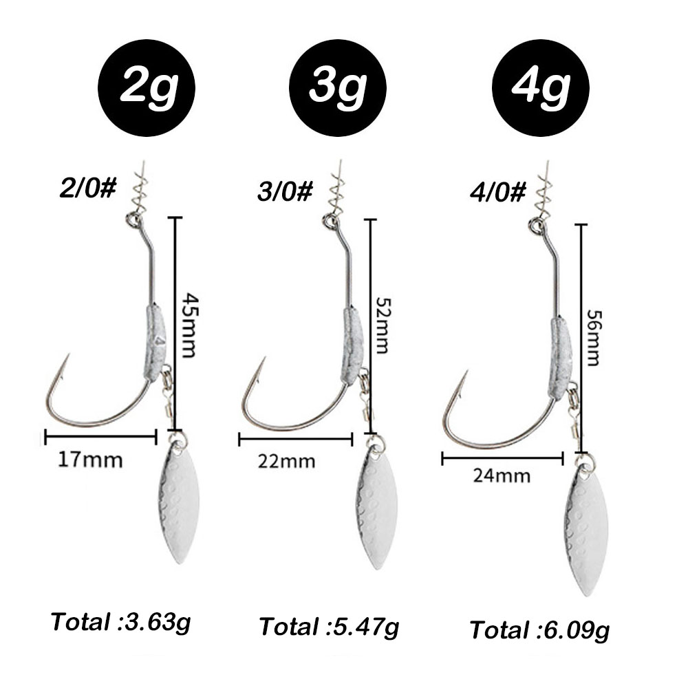 フィッシュフック 2 グラム 3 グラム 4 グラム釣りフッ - Fishing Hook Offset のレビューと価格