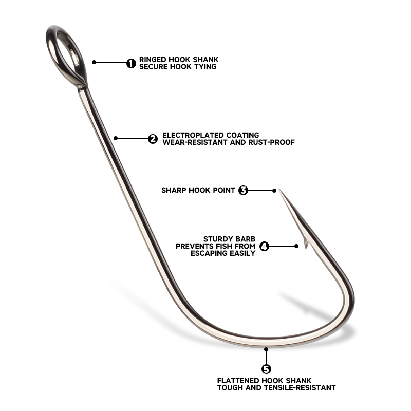 スーパーコンチネンタント2 # -12 #   10個入りバ - Fishing Hook Offset のレビューと価格